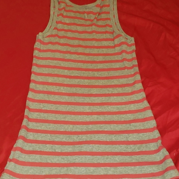 Gap Grey & Pink Striped Tank - Picture 6 of 7